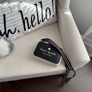 Kate Spade Black and Cream Crossbody Bag